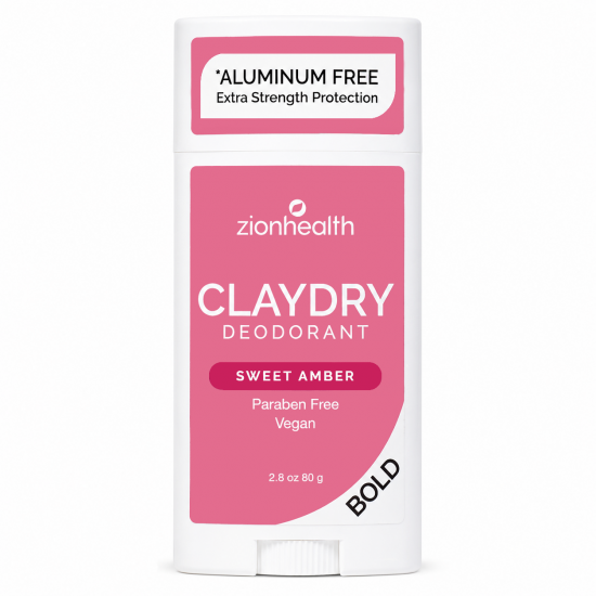CLAYDRY™ BOLD Sweet Amber Aluminum-Free Natural Deodorant
